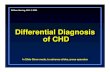 Differential Diagnosis of CHD Differential Diagnosis of CHD In Slide ...