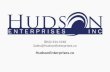 Hudson Enterprises, Inc. Real Estate PowerPoint