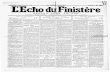 L'Echo du Finistere DU SAMEDI 01 AU SAMEDI 29 MAI 1909
