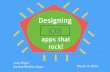 Designing iOS apps that rock!