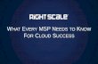 What Every MSP Needs to Know for Cloud Success