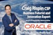 Craig Rispin - Oracle Keynote 25 & 27 August 2015