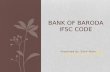 Bank of baroda ifsc code