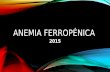 Anemia ferropenica 2015