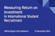 Measuring Return on Investment in International Student Recruitment