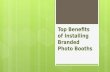 Top Benefits of Installing Branded Photo Booths