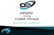 GPGPU using CUDA Thrust