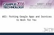 Campus Technology 2016 WS3