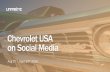 Social Media Analysis - Chevrolet (USA) Aug - Sept 2016