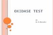 Oxidase test
