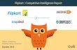 Flipkart, Jabong, SnapDeal, ShopClues | Competitive Intelligence Report