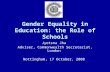 Gender equality in_education