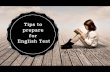Tips for prepare english test