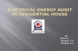 Electrical energy auditing