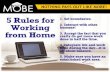 5 Golden Rules About Working From Home