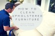 How to clean upholstered furniture london