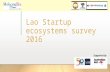 Lao Startup Ecosystem Survey