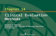 Chapter 14 ppt eval & testing 4e formatted 01.10 mo checked