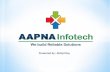 Aapna Infotech - A Web Development Company - Corporate Presentation