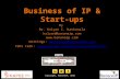 IP and Start-ups- A presentation by Dr. Kalyan C. Kankanala at IIMB