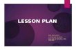 Lesson plan, Nursing Education