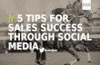5 tips for sales success through social media