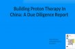 Investing Proton Therapy in China (part)