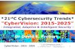 Cybersecurity Trends and CyberVision : 2015 - 2025