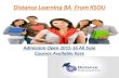 Distance learning ba  from ksou