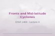 fronts and mid latitude cyclones