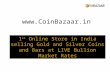 Where to buy Gold Coin and Silver Coin Online in India