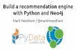 Building a recommendation engine with python and neo4j