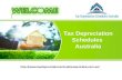 Tax Depreciation Schedules Australia for claiming the deductions.