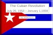 Cuban revolution 1953 1959