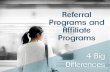 Referral Programs and Affiliate Programs: 4 Big Differences