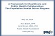 A Framework for Healthcare and Public Health Collaboration: The Population Health Driver Diagram