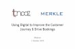 Improving the digital customer journey to drive bookings