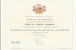 OHSAS 18001 auditor  IOSH Certificate