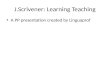Learning teaching, Scrivener