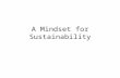 A Mindset for Sustainability