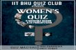 Women's Quiz-Finals IIT BHU