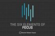 The Six Elements of Focus to Improve Your Craft