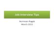 Job Interview Tips | Interview Dress Code | Interview Questions [carocks.wordpress.com]