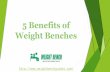 5 benefits of weight bench - weight bench guides
