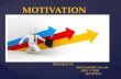 Motivation organization Behavior  (OB)
