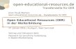 Open Educational Resources (OER) in der Weiterbildung