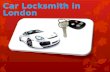 Car Locksmith in London 