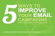 5 Ways to Improve Your Email Campaigns