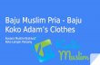 Baju muslim pria -baju koko adam’s clothes - Lengan Panjang Series | konter-muslim.com