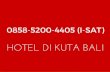 0858-5200-4405 (I-SAT) hotel di pantai kuta bali agoda
